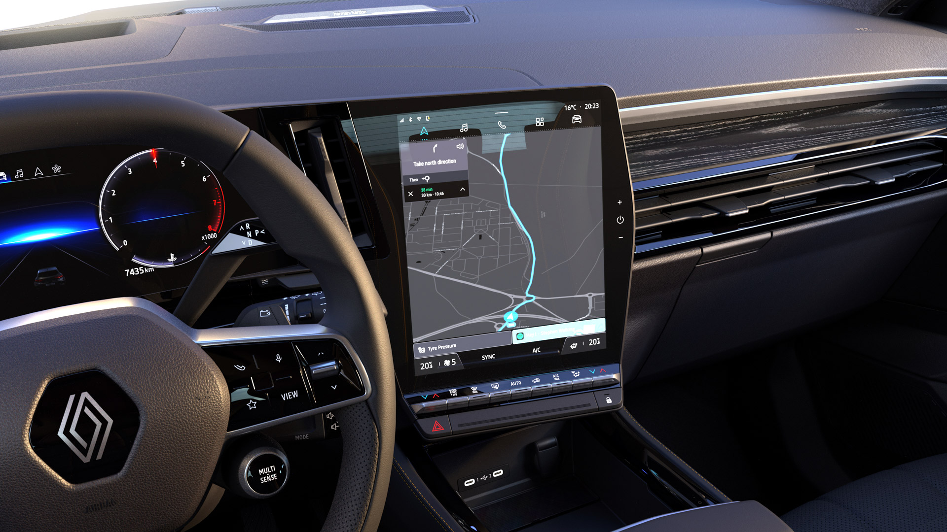 Download 2023 Renault Austral - Central Console HD Wallpaper 1920x1080 #35