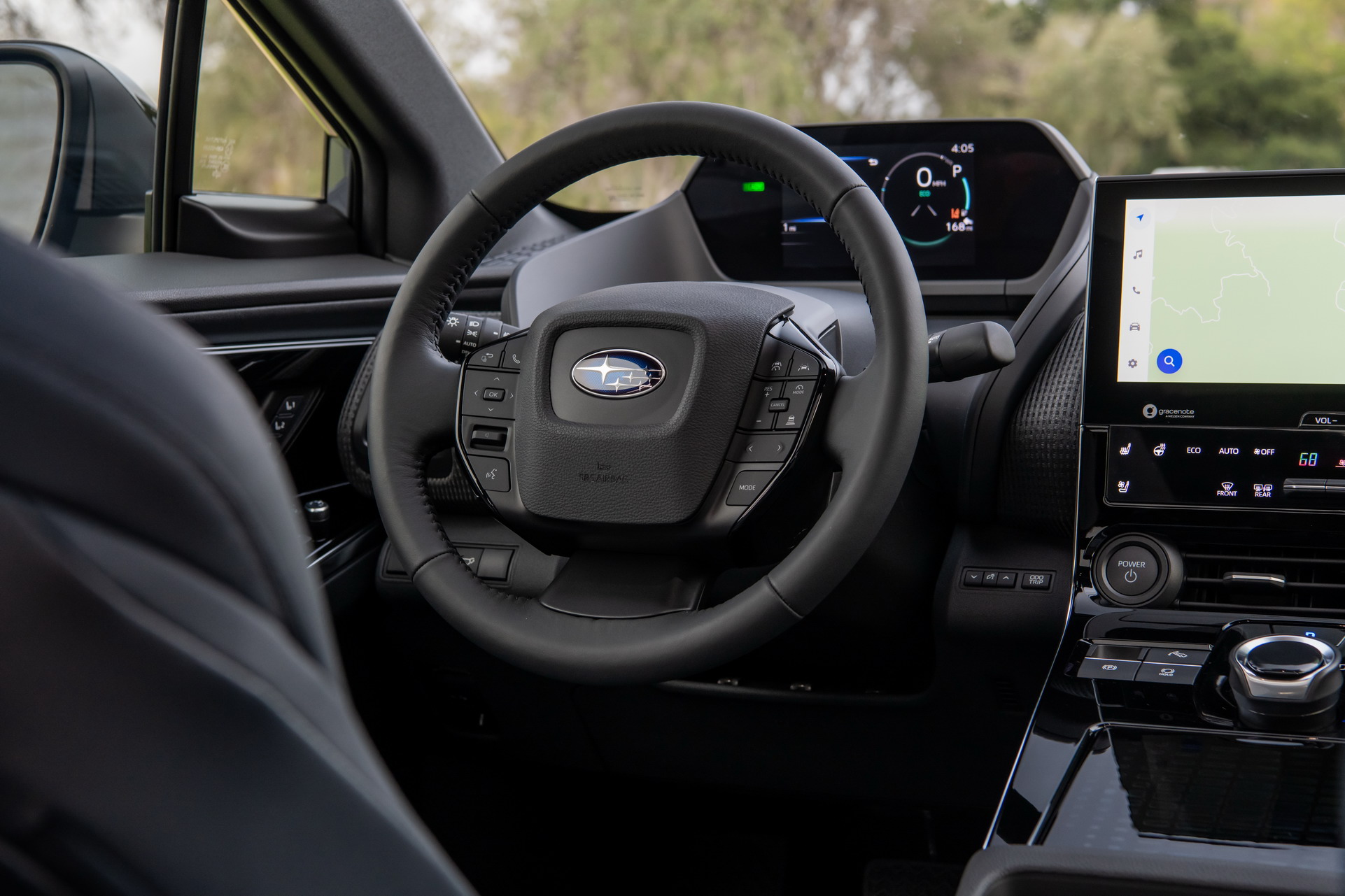 Download 2023 Subaru Solterra - Interior, Steering Wheel HD Wallpaper 1922x1281 #89