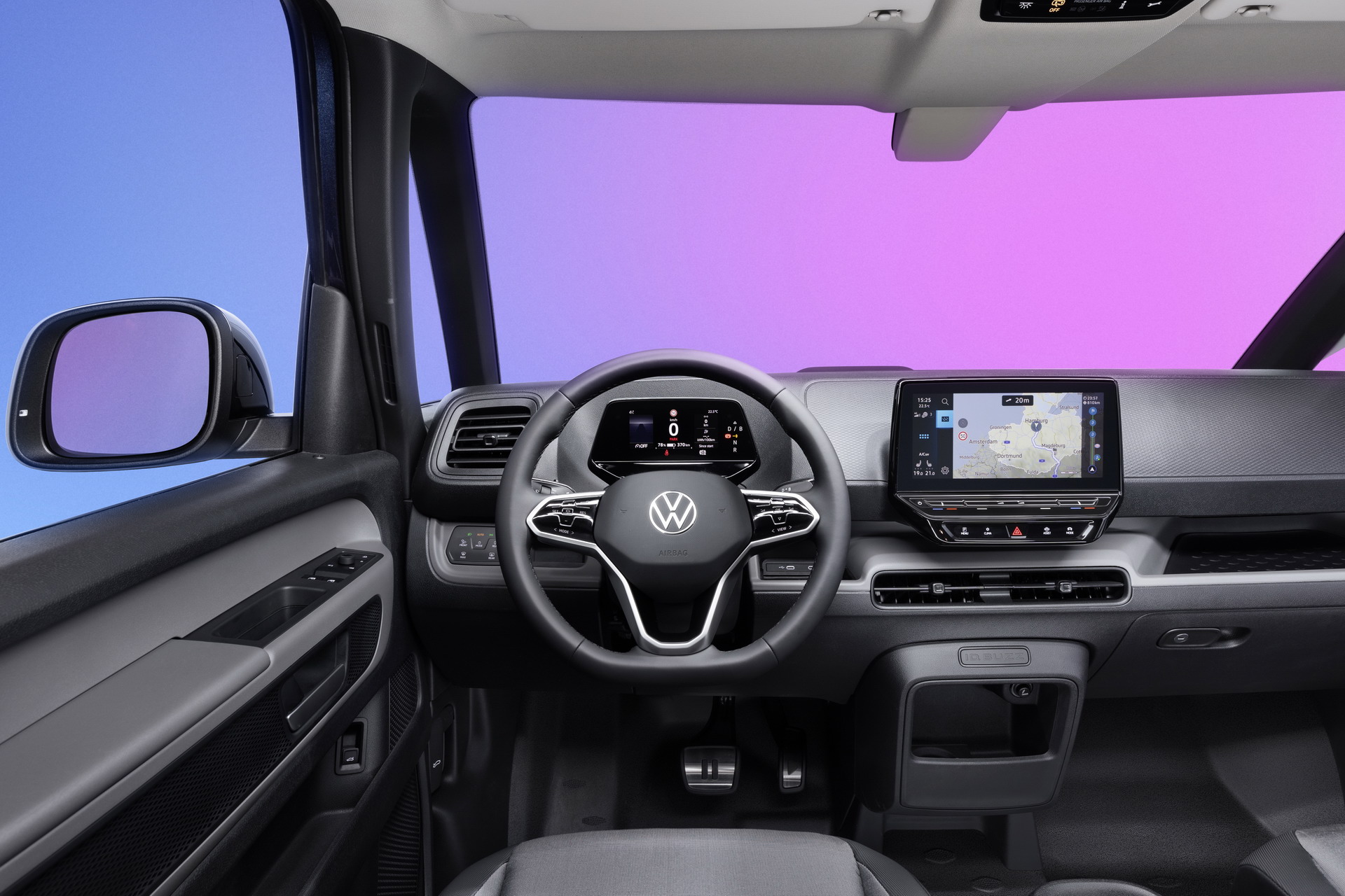 Download 2023 Volkswagen ID. Buzz Cargo - Interior, Cockpit HD Wallpaper 1920x1280 #8