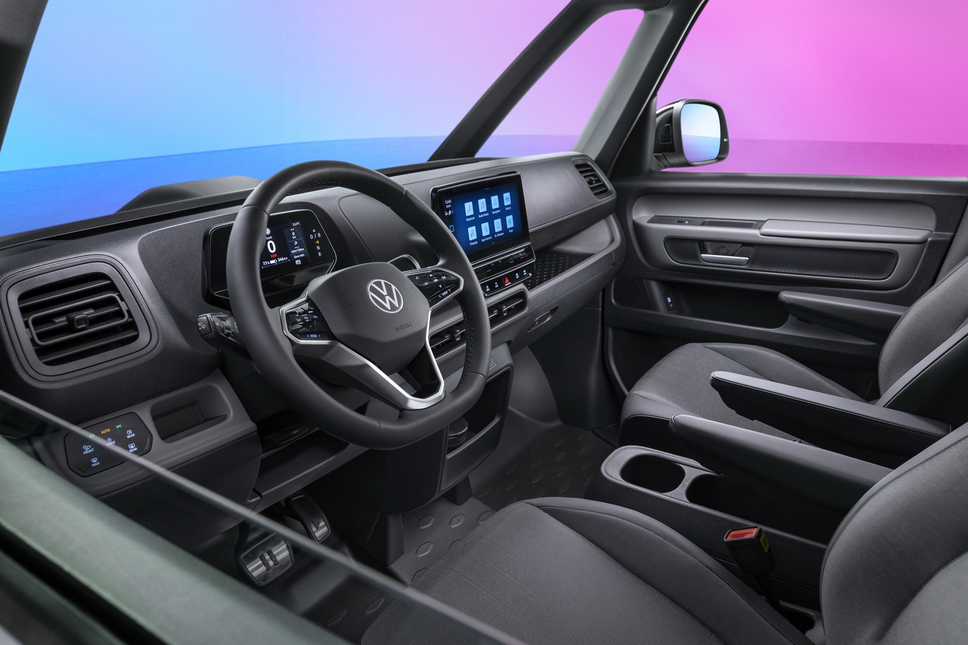 Download 2023 Volkswagen ID. Buzz Cargo - Interior HD Wallpaper 1920x1280 #7