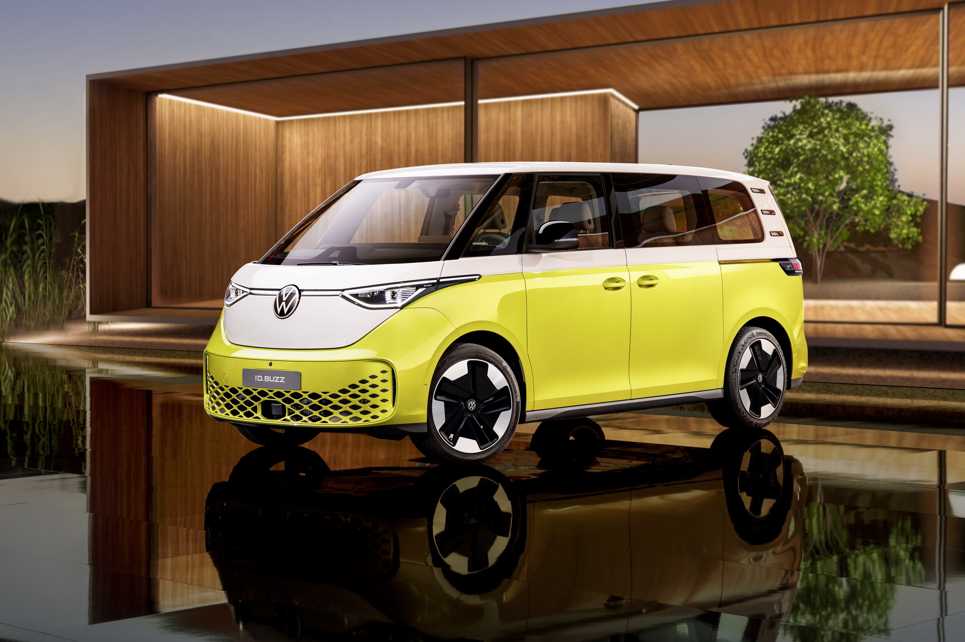 Download 2023 Volkswagen ID. Buzz - Front Three-Quarter HD Wallpaper 1920x1279 #1