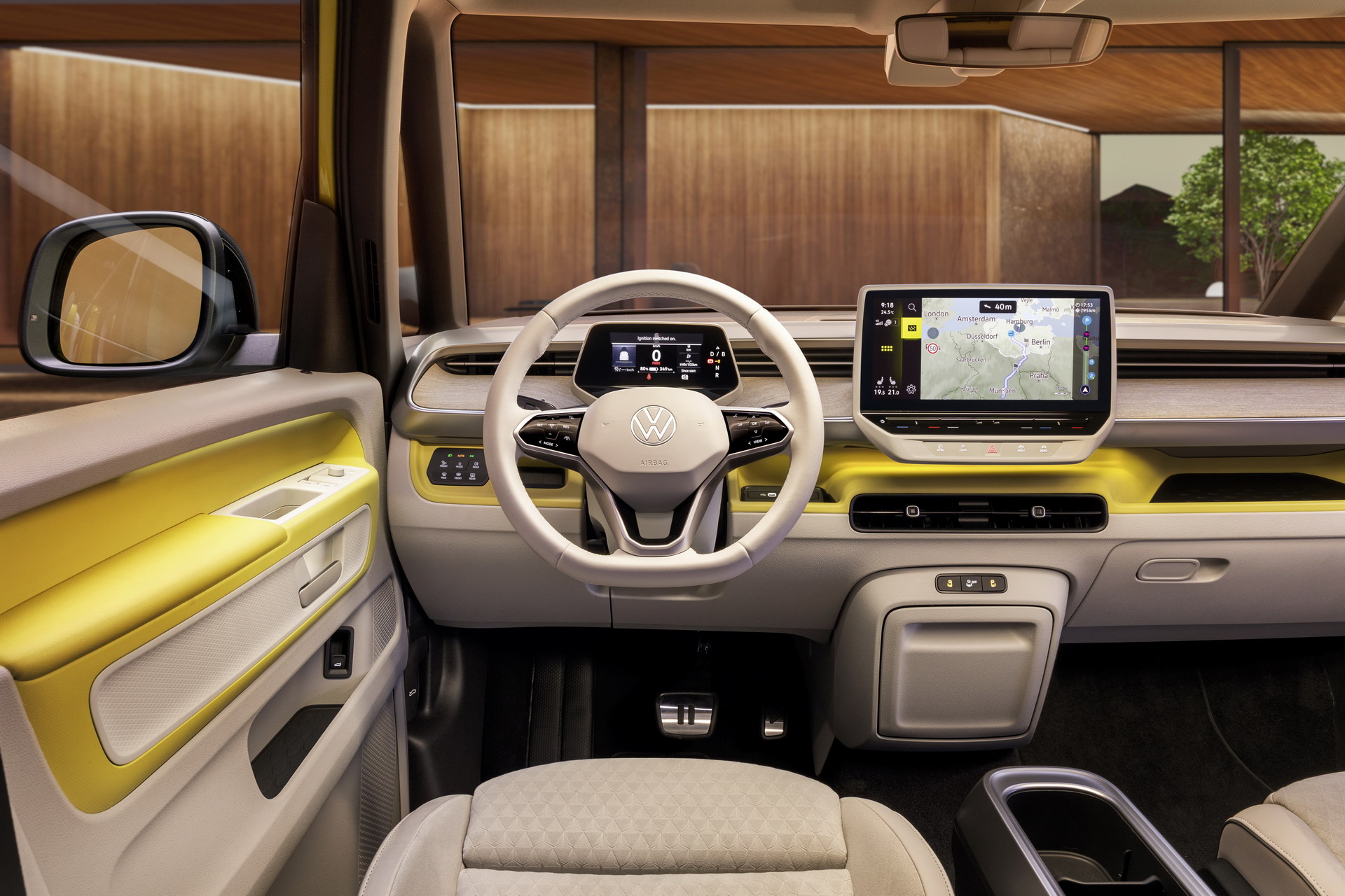 Download 2023 Volkswagen ID. Buzz - Interior, Cockpit HD Wallpaper 1920x1280 #9
