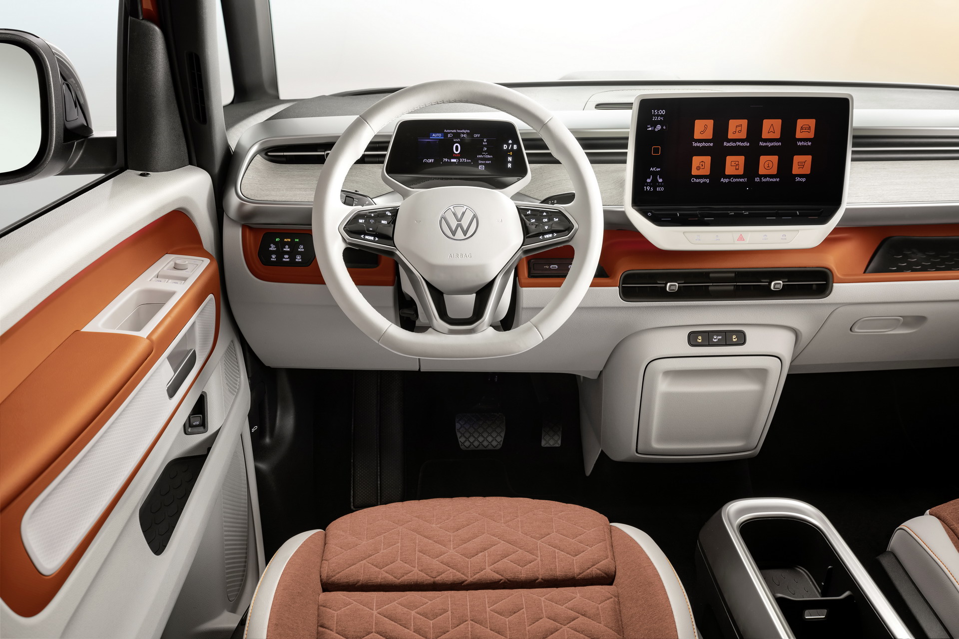 Download 2023 Volkswagen ID. Buzz - Interior, Cockpit HD Wallpaper 1920x1280 #24