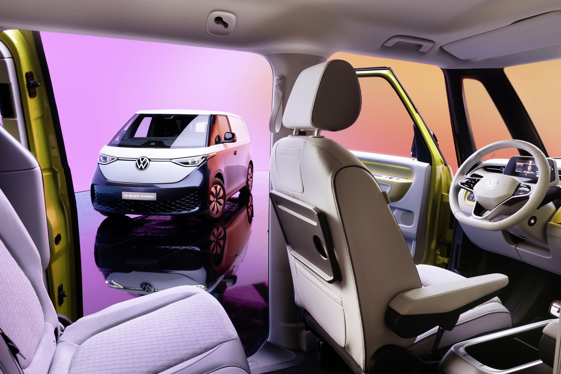 Download 2023 Volkswagen ID. Buzz - Interior HD Wallpaper 1920x1280 #23