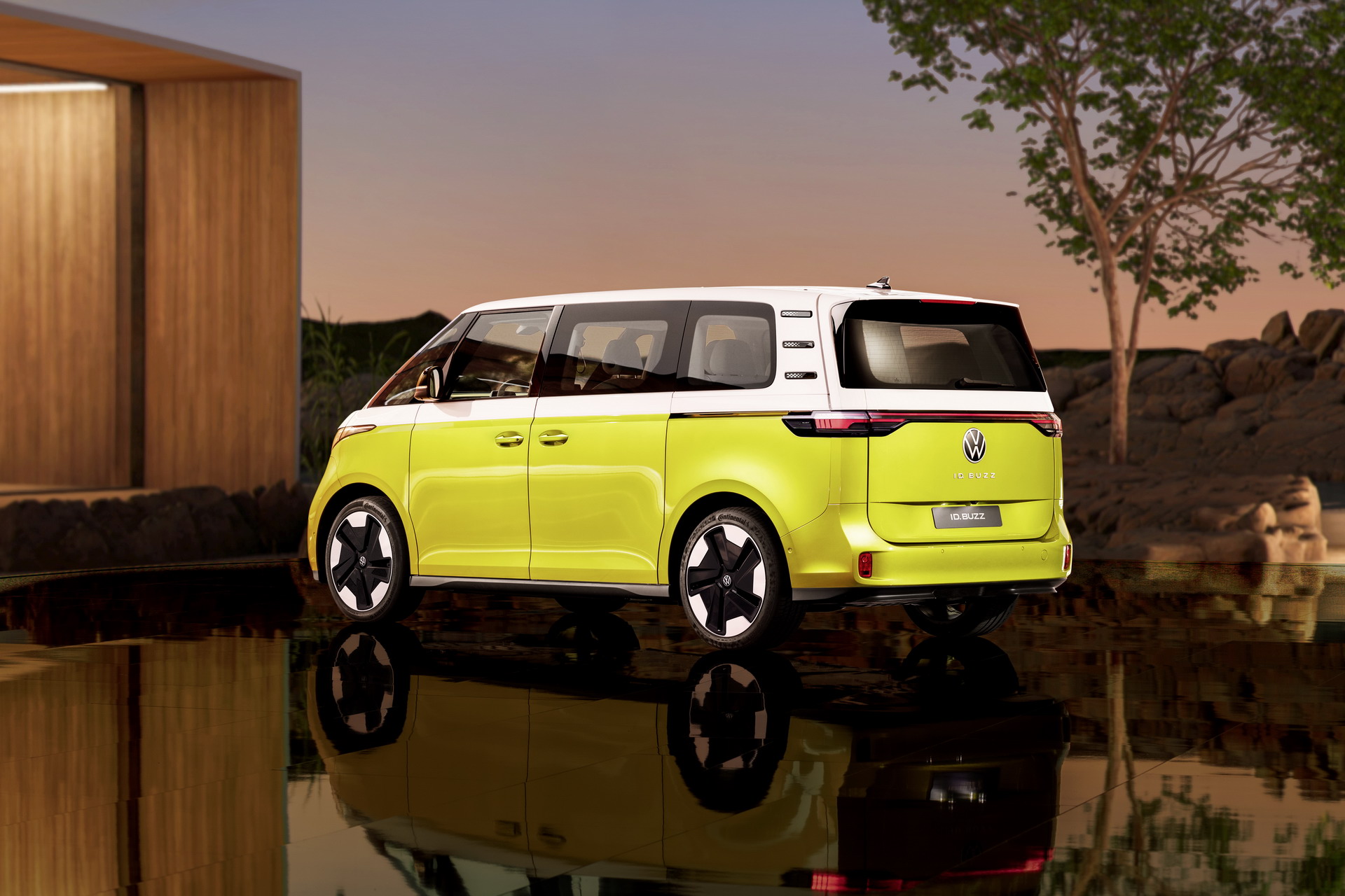 Download 2023 Volkswagen ID. Buzz - Rear Three-Quarter HD Wallpaper 1920x1280 #4
