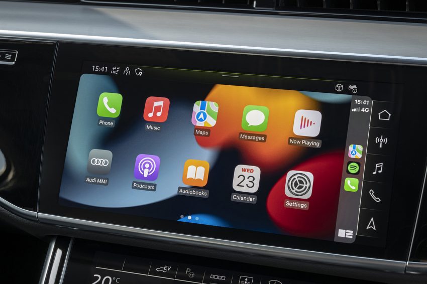 2022 Audi A8 L 60 TFSI e - UK version - Central Console Wallpaper 850x566 #39