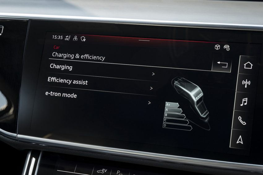 2022 Audi A8 L 60 TFSI e - UK version - Central Console Wallpaper 850x566 #50