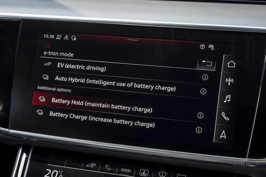 2022 Audi A8 L 60 TFSI e - UK version - Central Console Wallpaper 850x566 #51