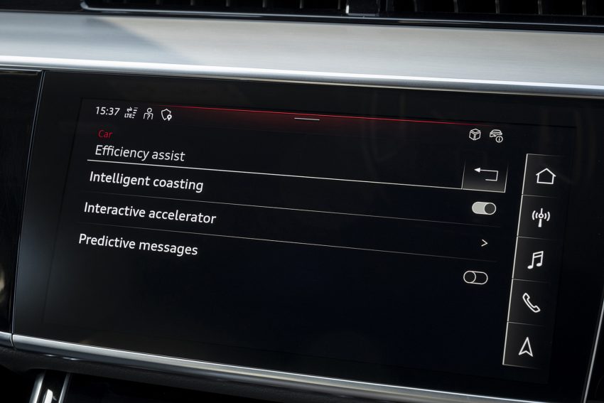 2022 Audi A8 L 60 TFSI e - UK version - Central Console Wallpaper 850x567 #55