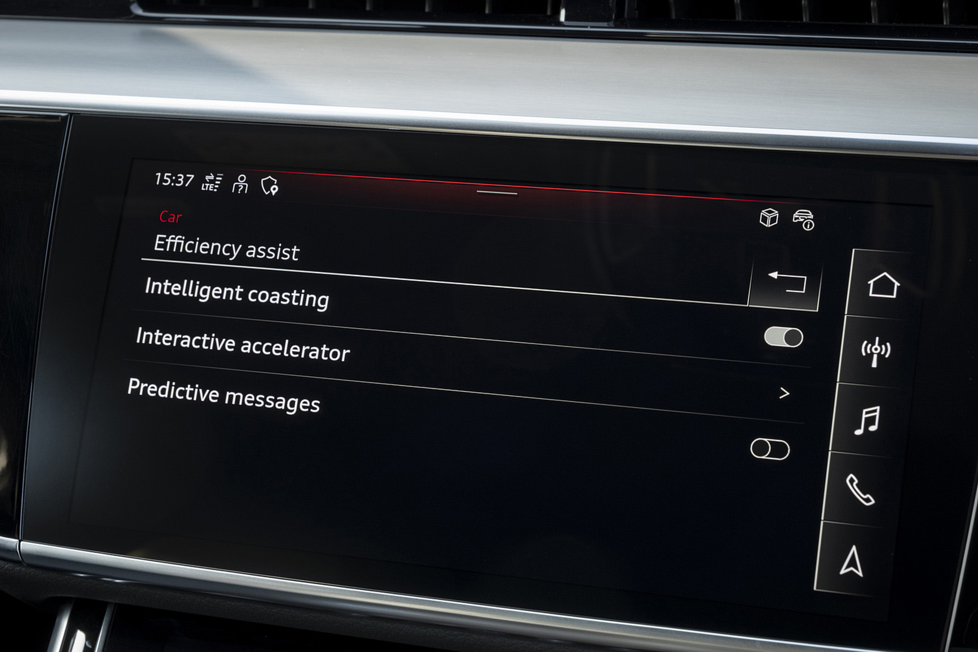 Download 2022 Audi A8 L 60 TFSI e - UK version - Central Console HD Wallpaper 1920x1280 #55