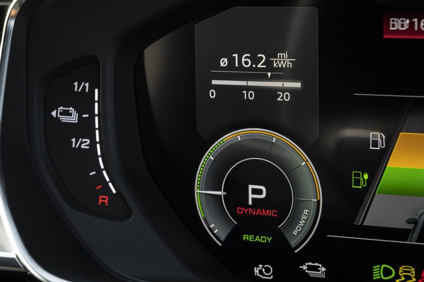 2022 Audi A8 L 60 TFSI e - UK version - Digital Instrument Cluster Wallpaper 850x566 #45