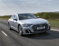 2022 Audi A8 L 60 TFSI e - UK version - Front Three-Quarter Wallpaper 190x150