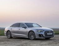 2022 Audi A8 L 60 TFSI e - UK version - Front Three-Quarter Wallpaper 190x150