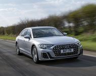2022 Audi A8 L 60 TFSI e - UK version - Front Three-Quarter Wallpaper 190x150