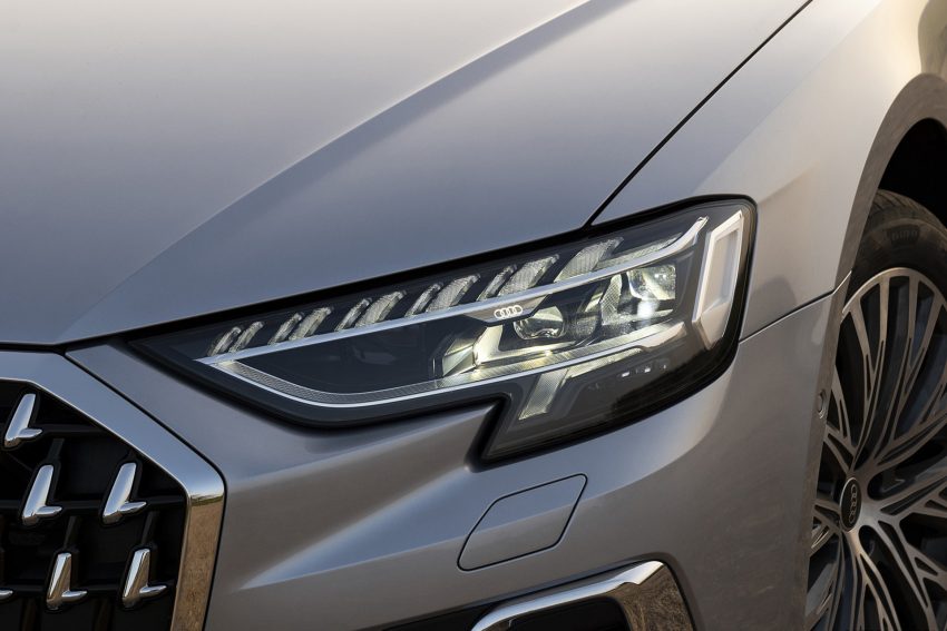 2022 Audi A8 L 60 TFSI e - UK version - Headlight Wallpaper 850x567 #29