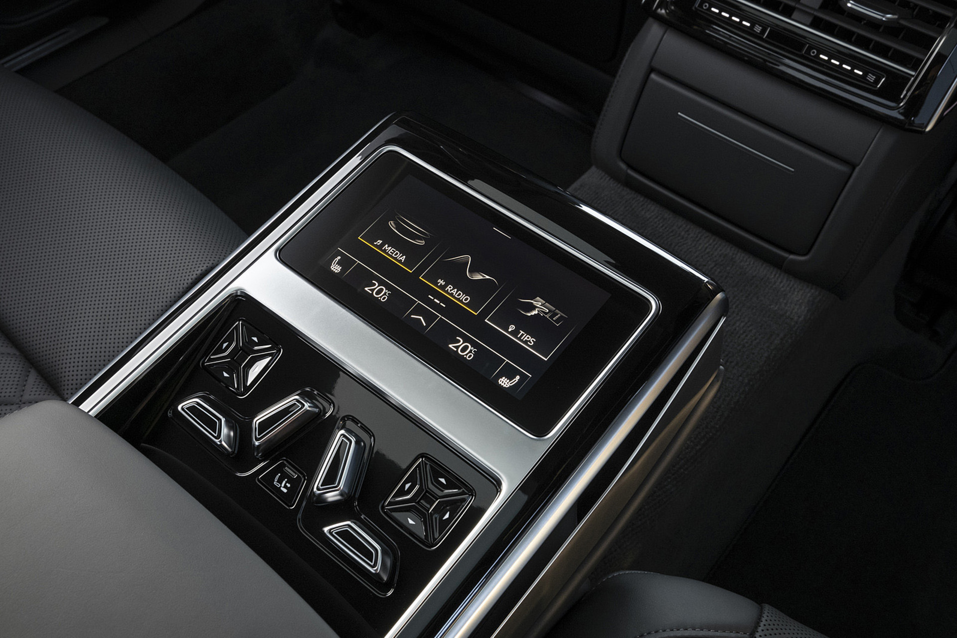 Download 2022 Audi A8 L 60 TFSI e - UK version - Interior, Detail HD Wallpaper 1920x1280 #56