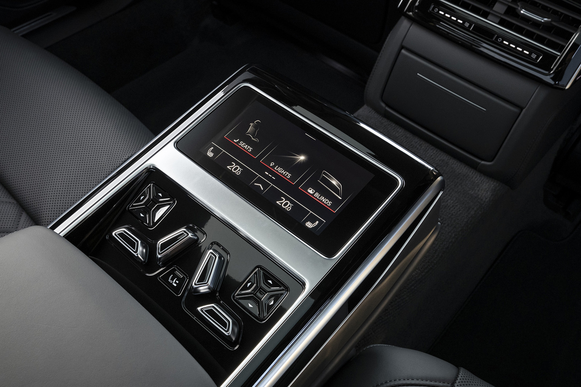 Download 2022 Audi A8 L 60 TFSI e - UK version - Interior, Detail HD Wallpaper 1920x1280 #62