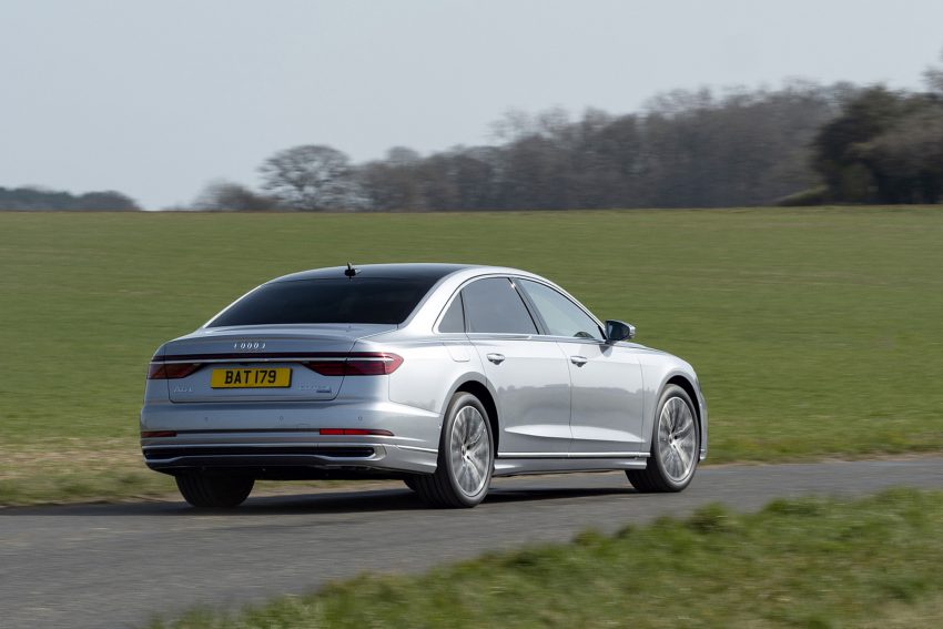 2022 Audi A8 L 60 TFSI e - UK version - Rear Three-Quarter Wallpaper 850x567 #6