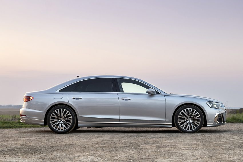 2022 Audi A8 L 60 TFSI e - UK version - Side Wallpaper 850x567 #23