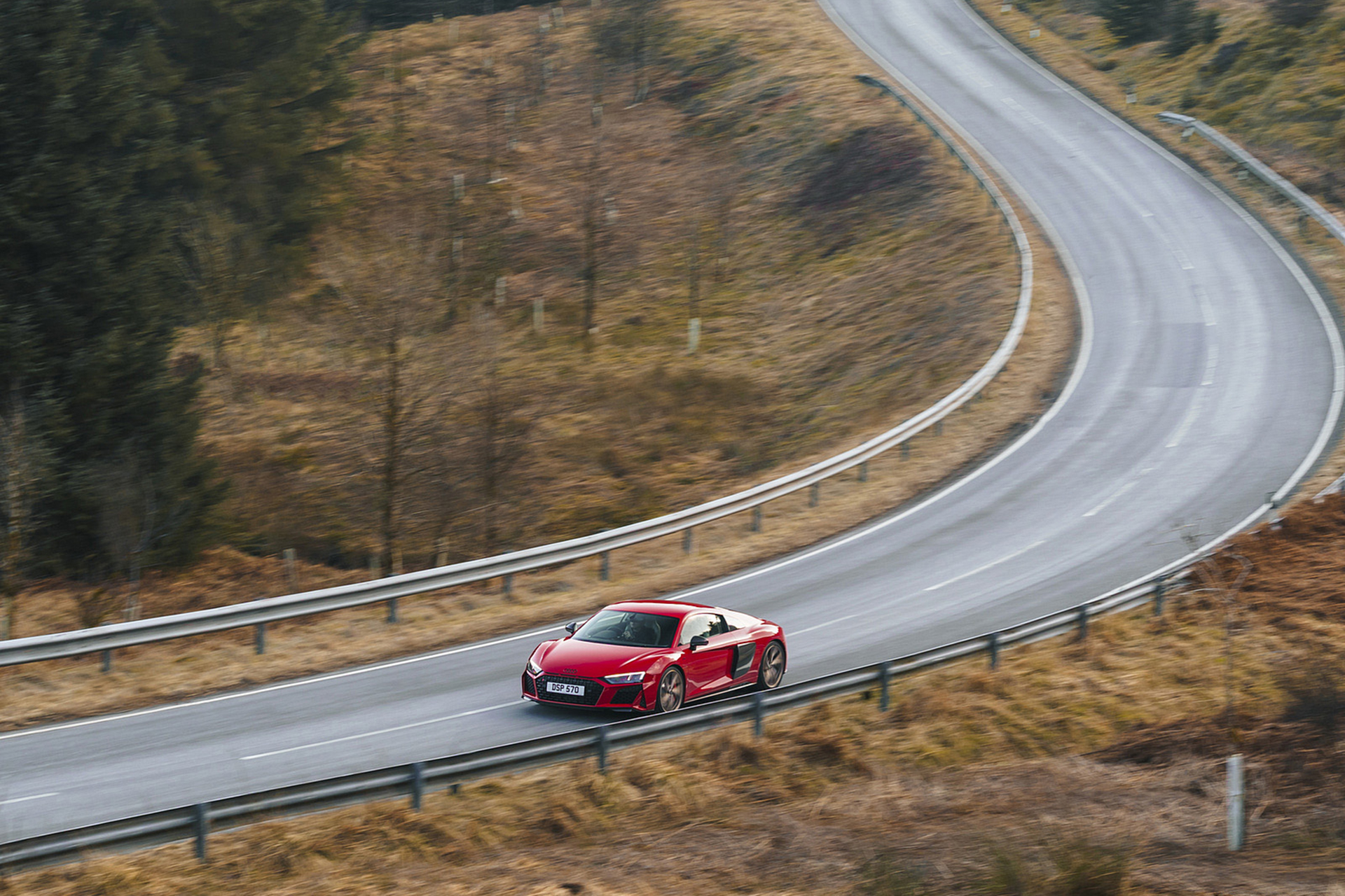 Download 2022 Audi R8 Coupé V10 Performance RWD - UK version - Front Three-Quarter HD Wallpaper 1920x1280 #7