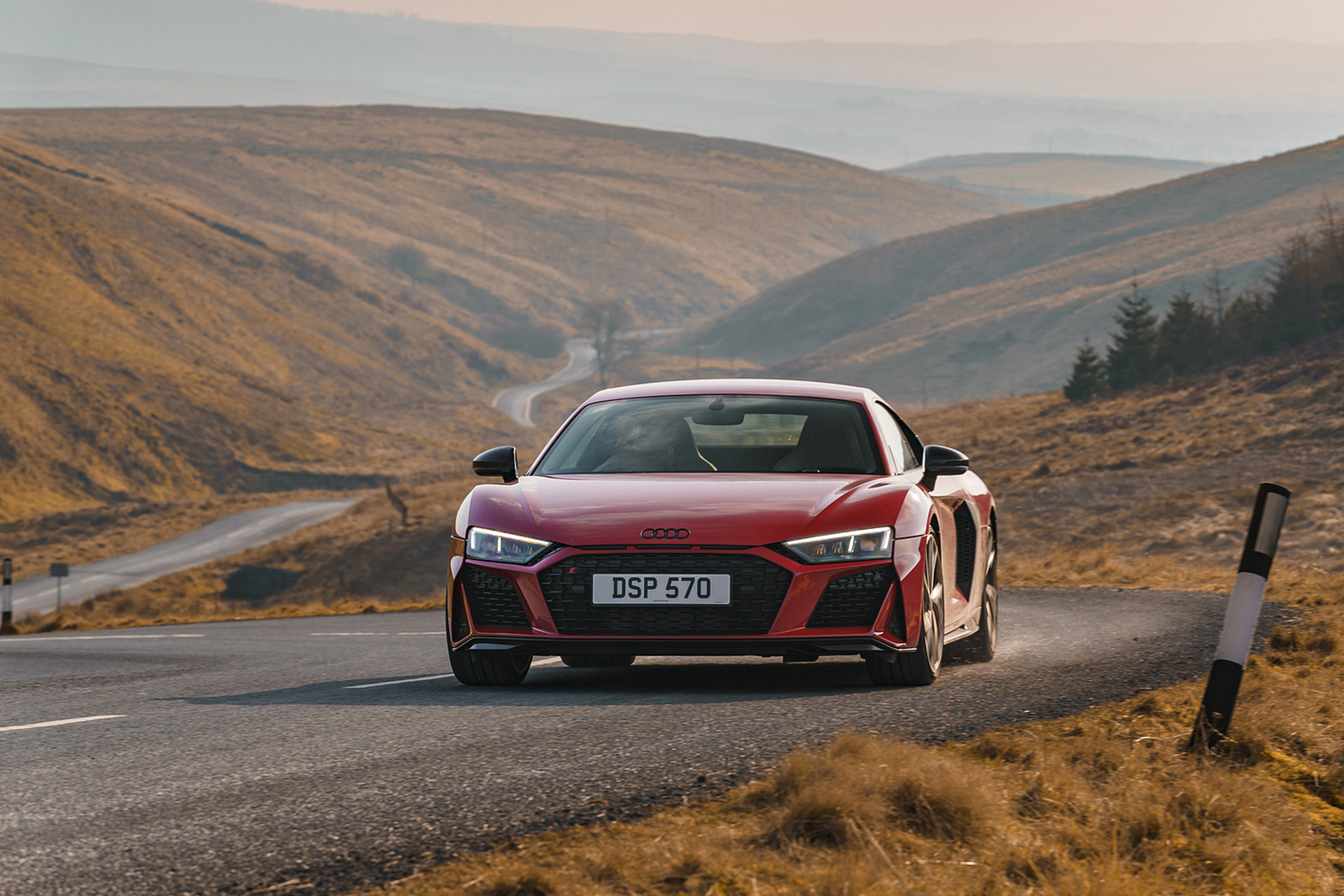 Download 2022 Audi R8 Coupé V10 Performance RWD - UK version - Front HD Wallpaper 1920x1280 #17