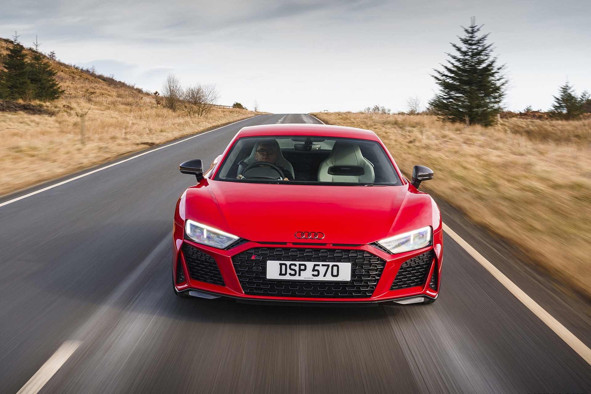Download 2022 Audi R8 Coupé V10 Performance RWD - UK version - Front HD Wallpaper 1920x1280 #23