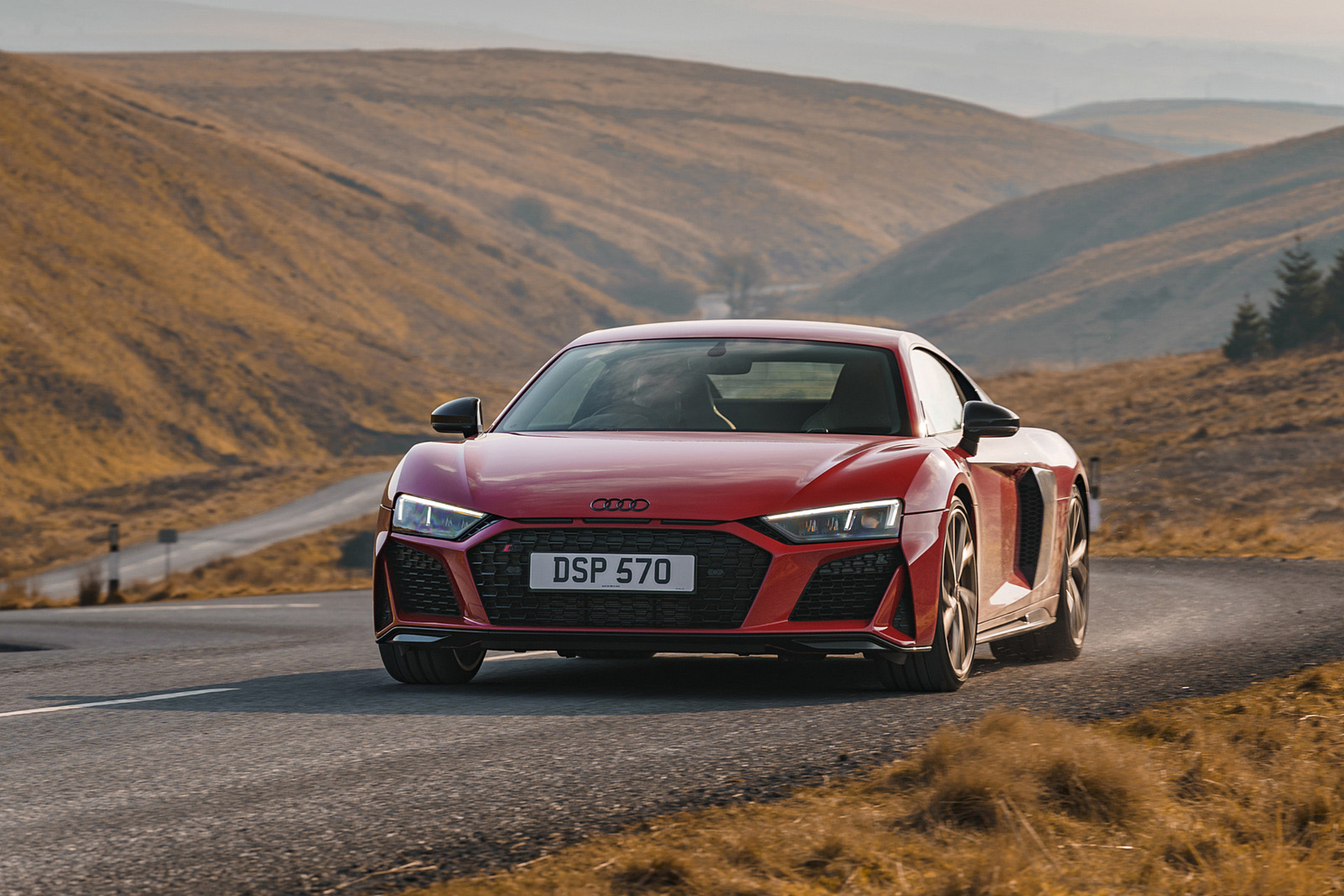 Download 2022 Audi R8 Coupé V10 Performance RWD - UK version - Front HD Wallpaper 1920x1280 #18