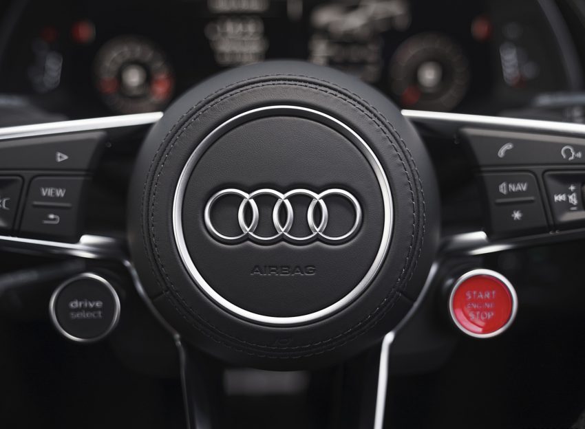 2022 Audi R8 Coupé V10 Performance RWD - UK version - Interior, Steering Wheel Wallpaper 850x624 #101
