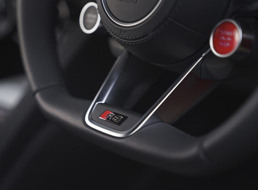 2022 Audi R8 Coupé V10 Performance RWD - UK version - Interior, Steering Wheel Wallpaper 850x624 #114