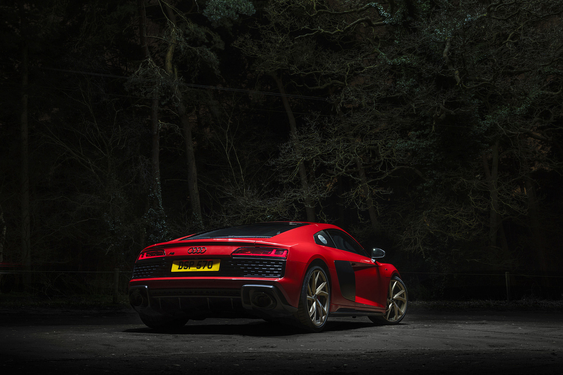 Download 2022 Audi R8 Coupé V10 Performance RWD - UK version - Rear Three-Quarter HD Wallpaper 1920x1280 #58