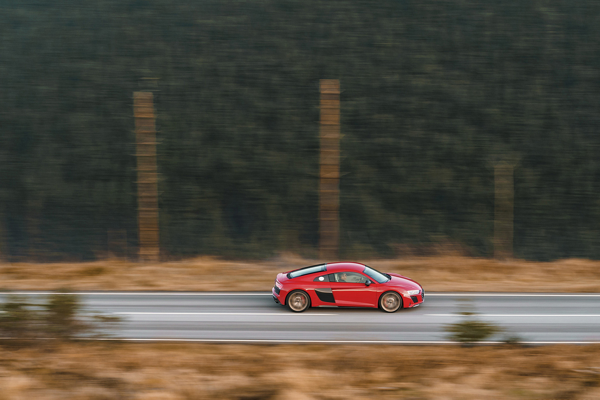 Download 2022 Audi R8 Coupé V10 Performance RWD - UK version - Side HD Wallpaper 1920x1280 #41