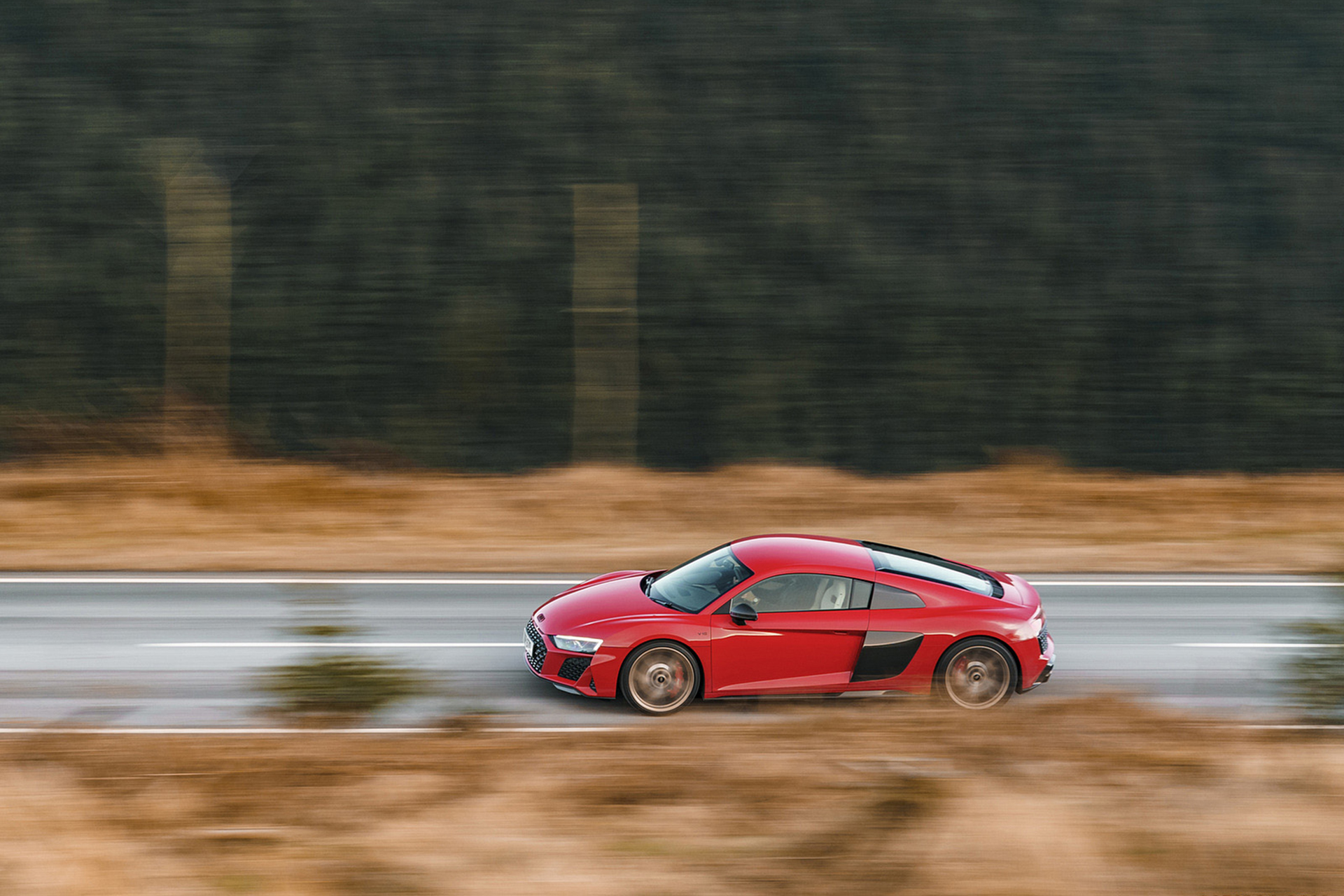 Download 2022 Audi R8 Coupé V10 Performance RWD - UK version - Side HD Wallpaper 1920x1280 #42