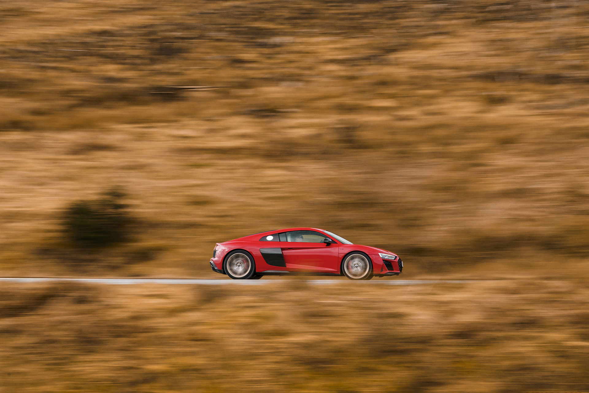 Download 2022 Audi R8 Coupé V10 Performance RWD - UK version - Side HD Wallpaper 1920x1280 #45