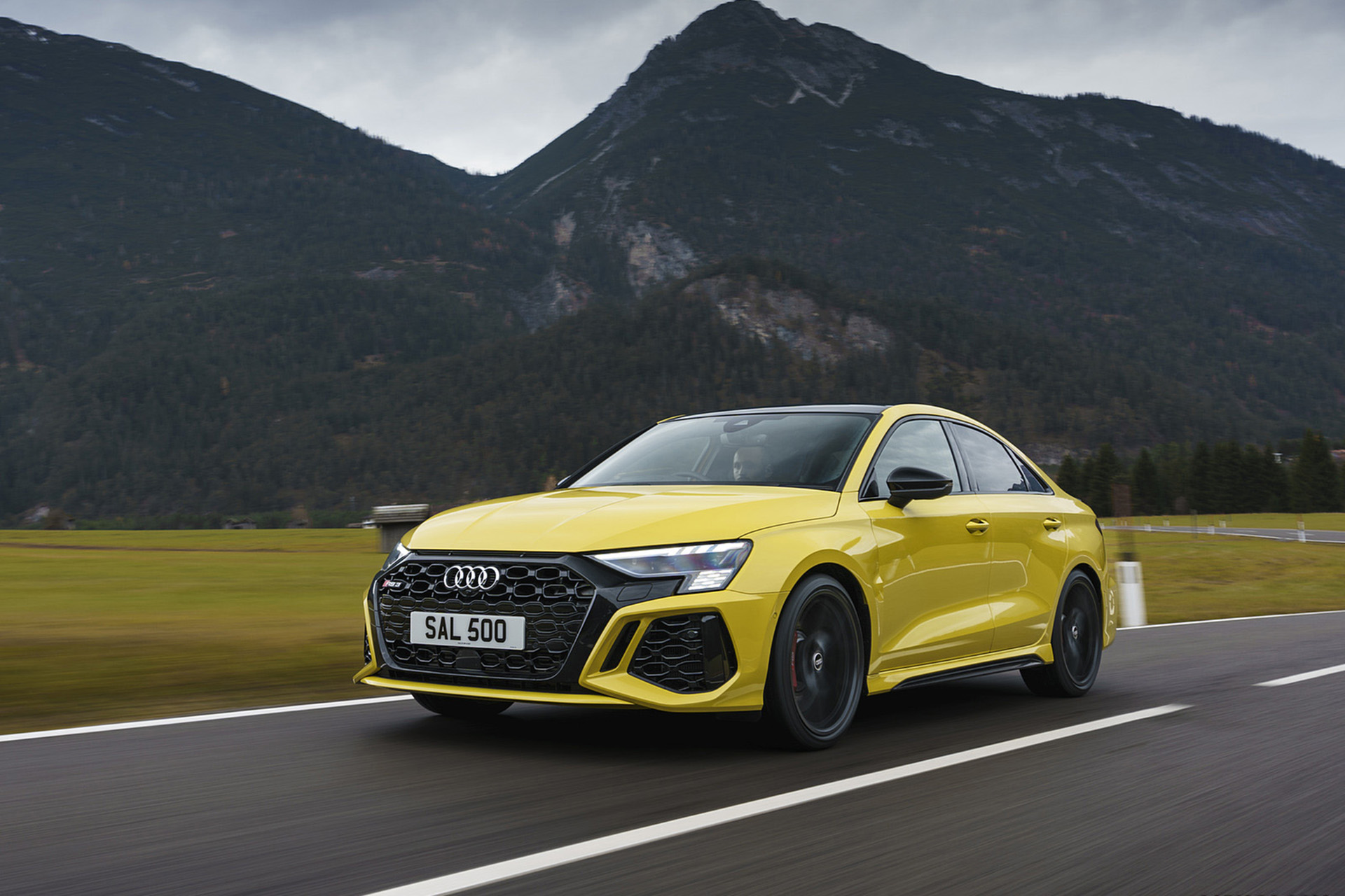Download 2022 Audi RS3 Saloon Launch Edition - UK version - Front Three-Quarter HD Wallpaper 1920x1280 #4
