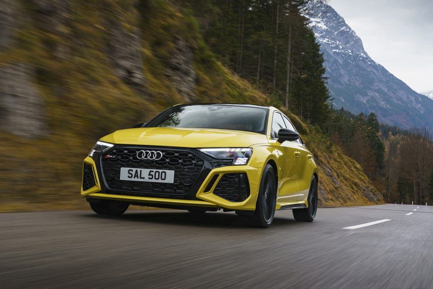 2022 Audi RS3 Saloon Launch Edition - UK version - Front Wallpaper 850x567 #1