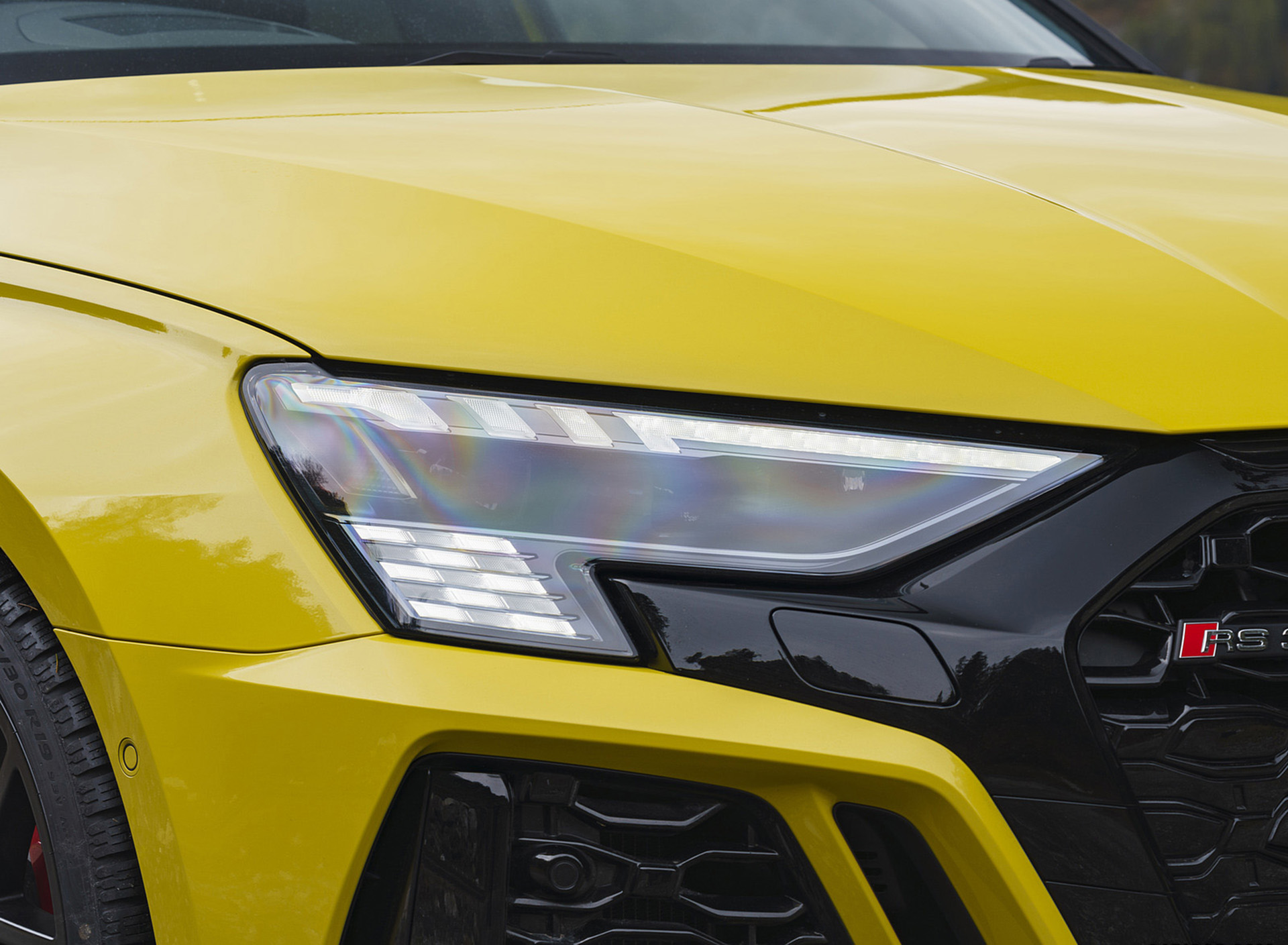 Download 2022 Audi RS3 Saloon Launch Edition - UK version - Headlight HD Wallpaper 1920x1409 #55