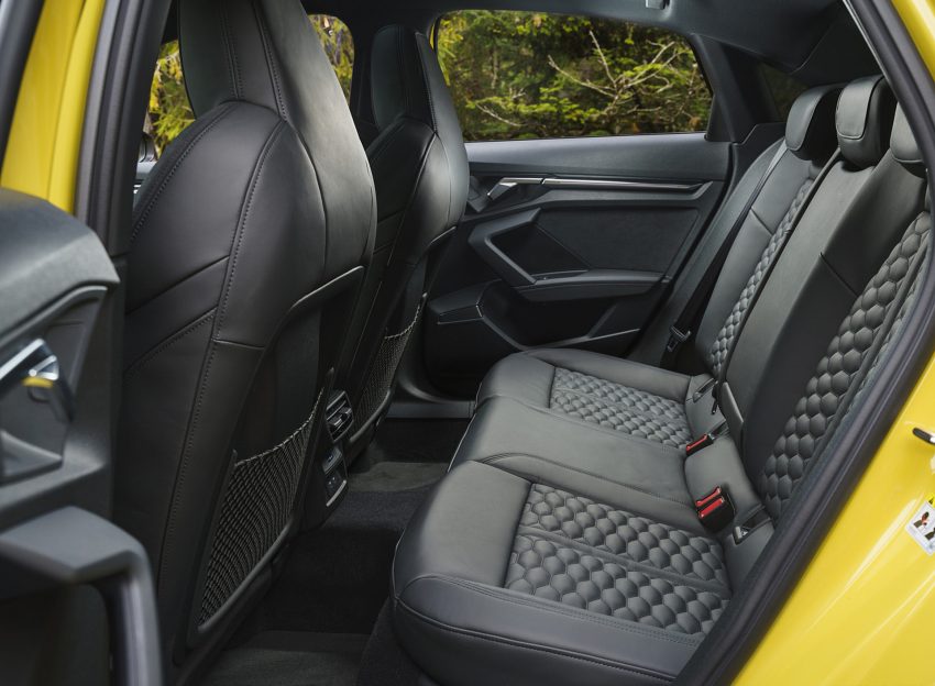 2022 Audi RS3 Saloon Launch Edition - UK version - Interior, Rear Seats Wallpaper 850x624 #71