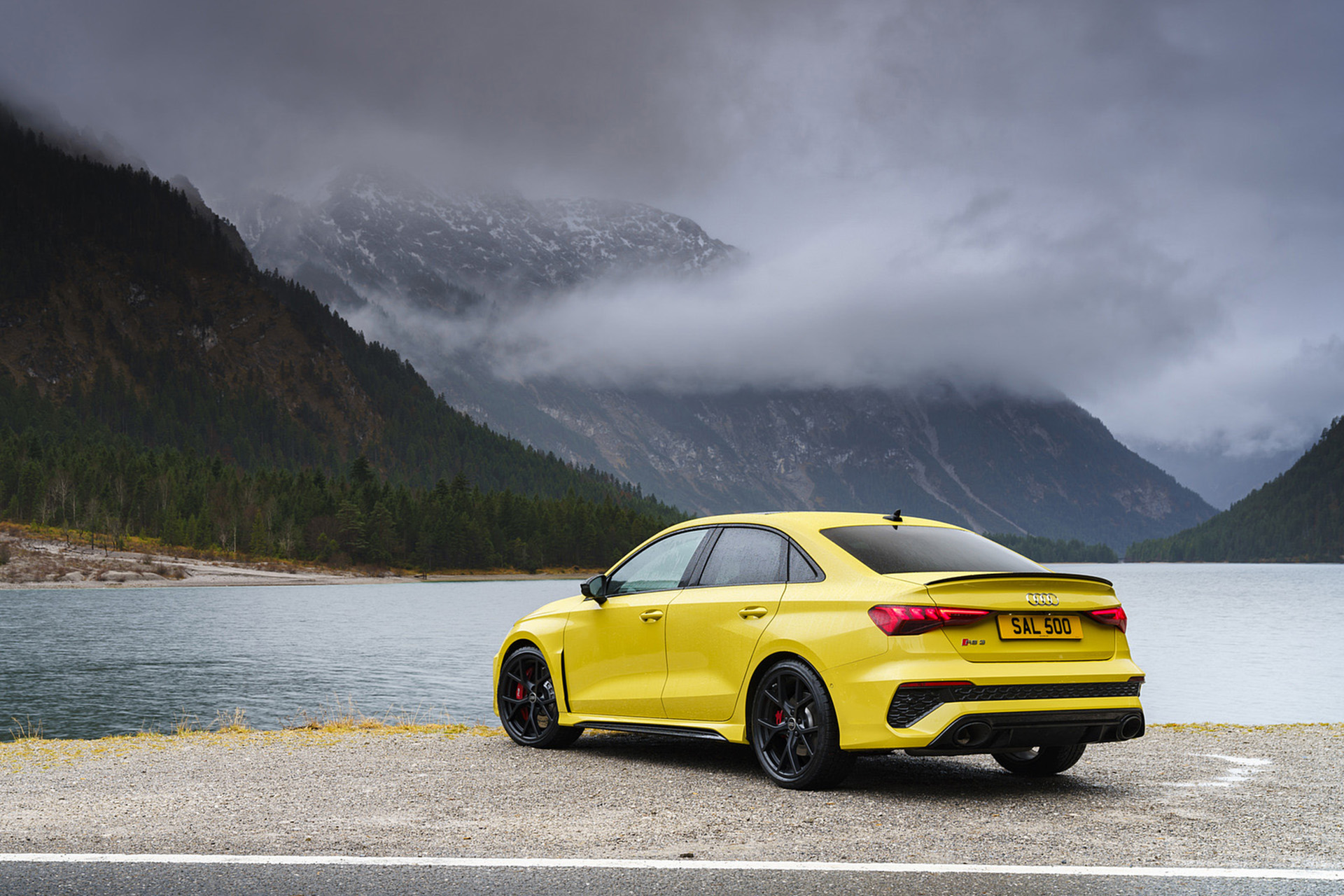 Download 2022 Audi RS3 Saloon Launch Edition - UK version - Rear Three-Quarter HD Wallpaper 1920x1280 #37