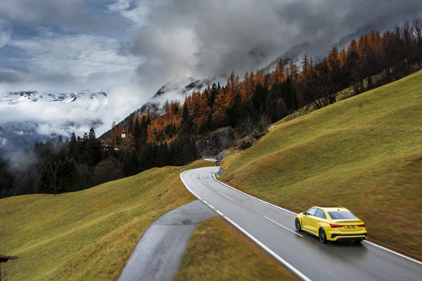 2022 Audi RS3 Saloon Launch Edition - UK version - Rear Three-Quarter Wallpaper 850x567 #34