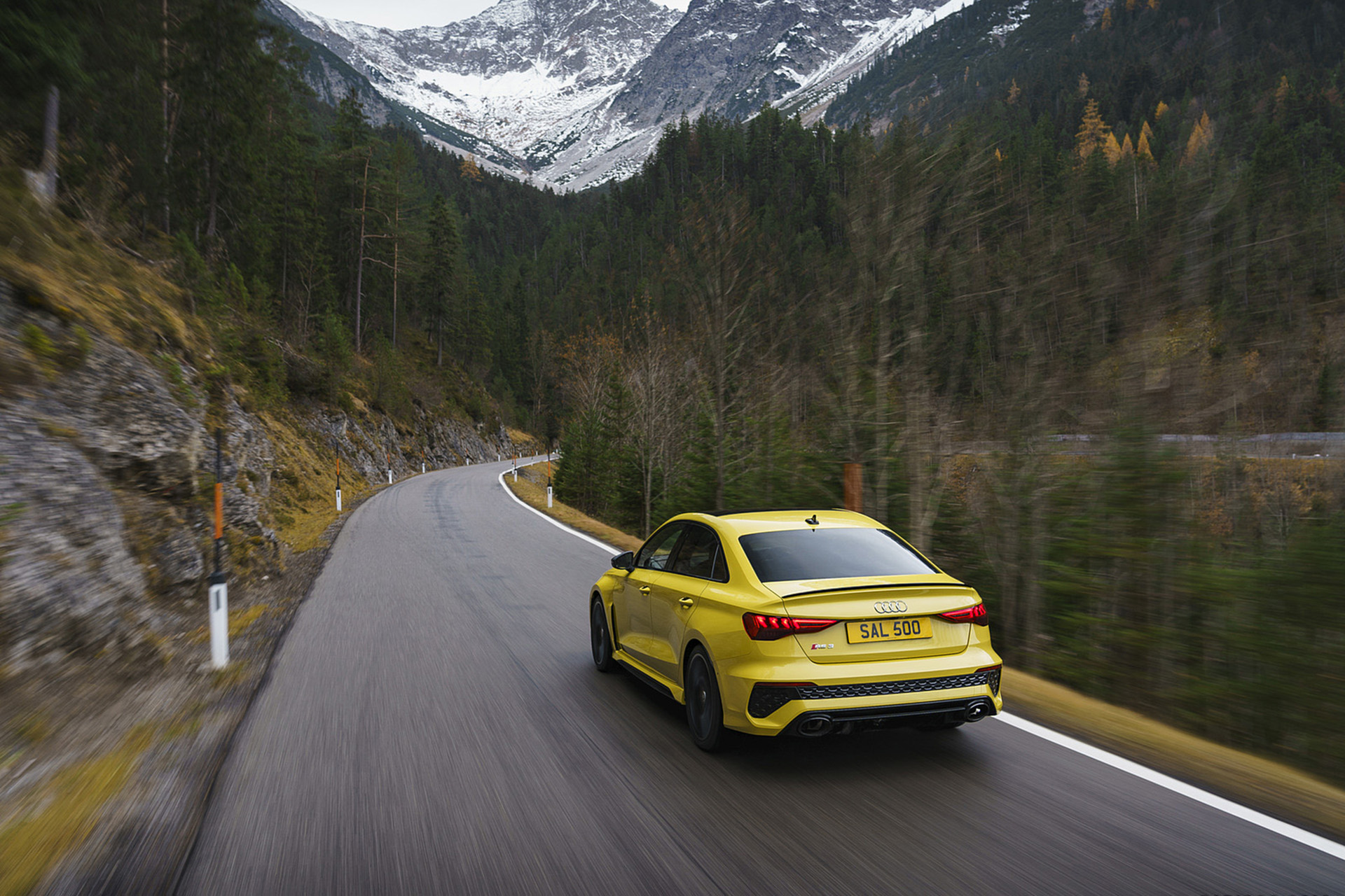 Download 2022 Audi RS3 Saloon Launch Edition - UK version - Rear Three-Quarter HD Wallpaper 1920x1280 #13