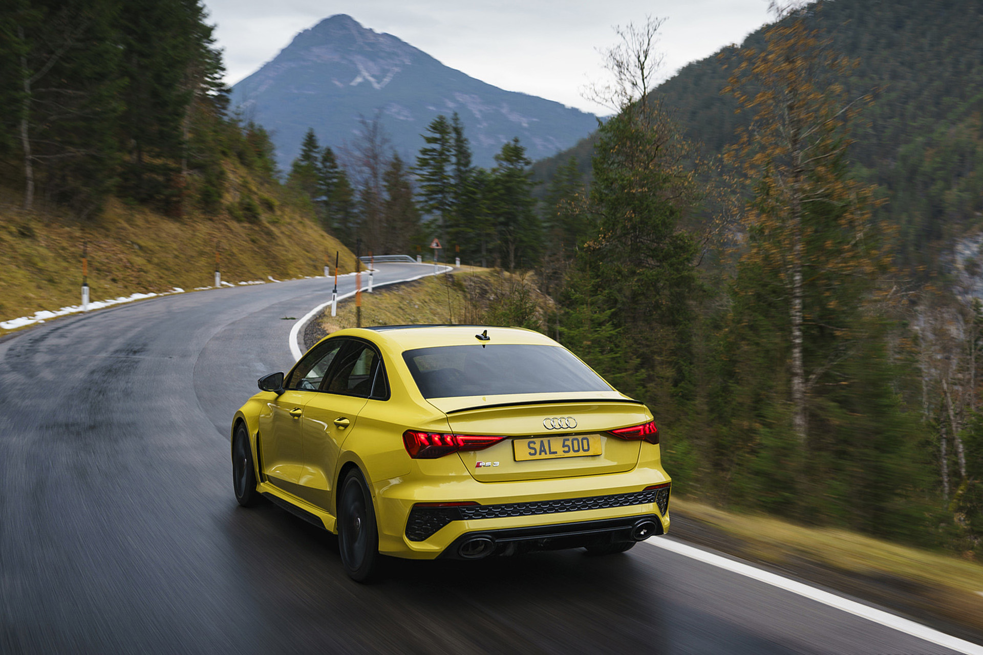 Download 2022 Audi RS3 Saloon Launch Edition - UK version - Rear Three-Quarter HD Wallpaper 1920x1280 #5