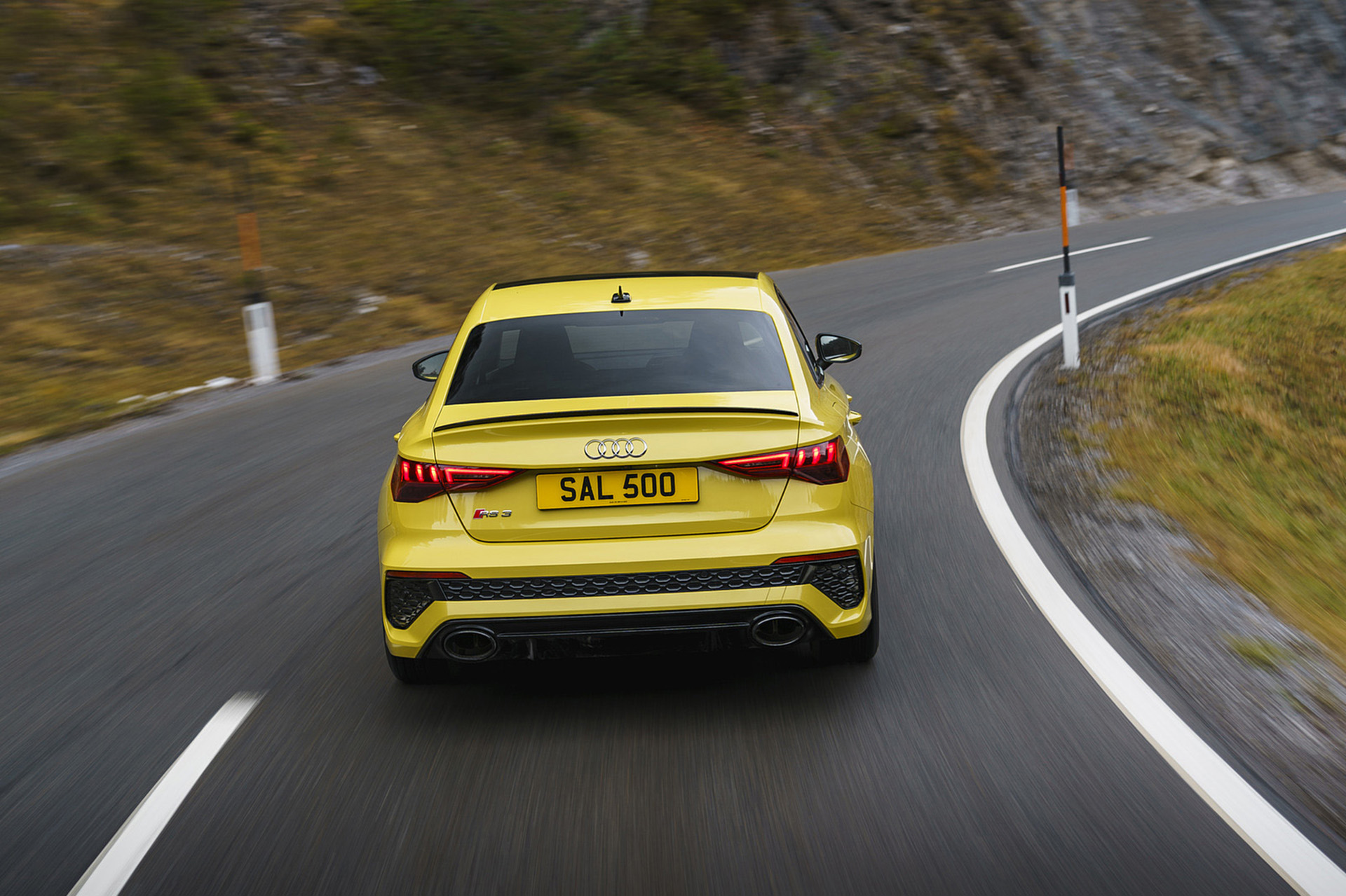 Download 2022 Audi RS3 Saloon Launch Edition - UK version - Rear HD Wallpaper 1920x1279 #14