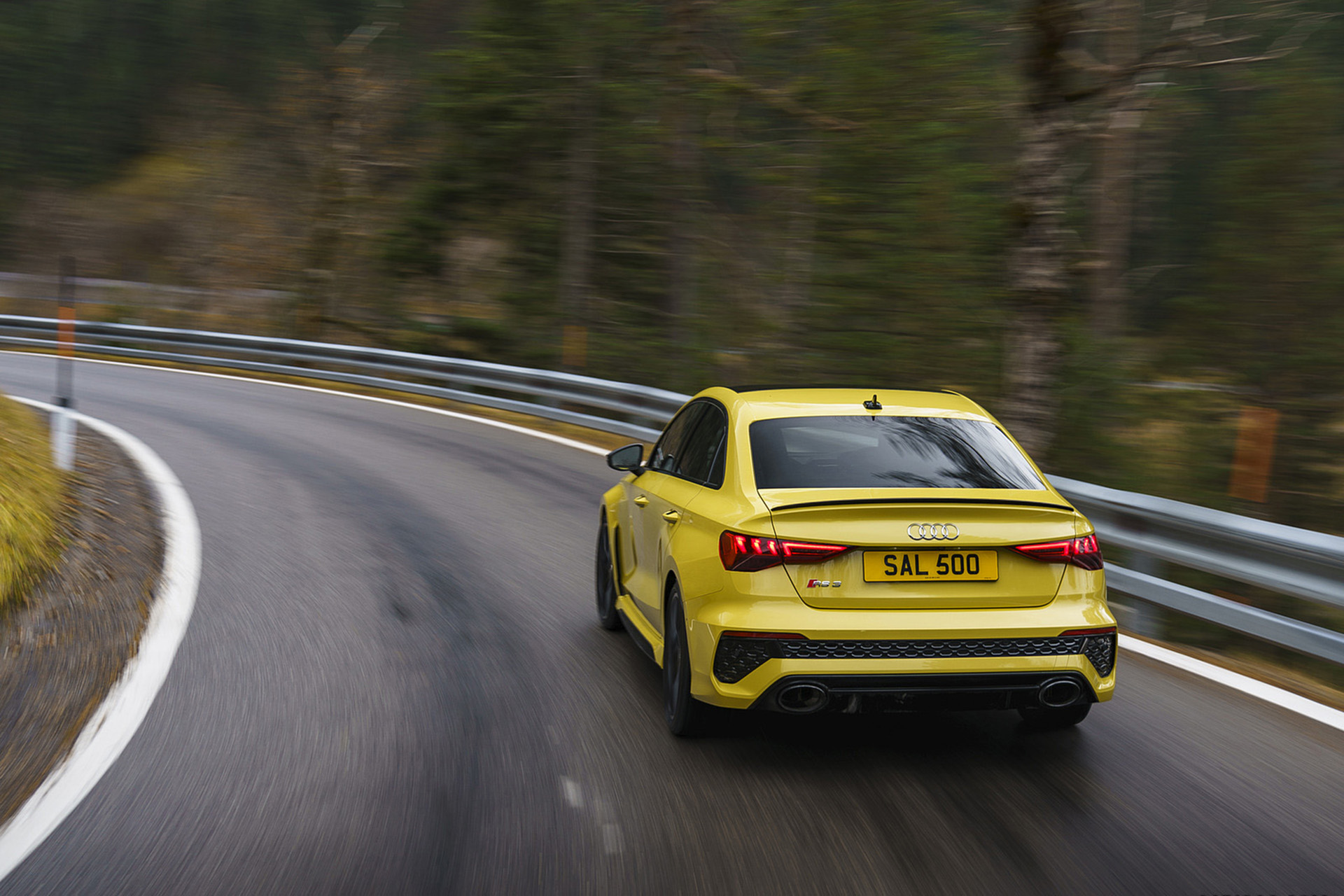 Download 2022 Audi RS3 Saloon Launch Edition - UK version - Rear HD Wallpaper 1920x1280 #16