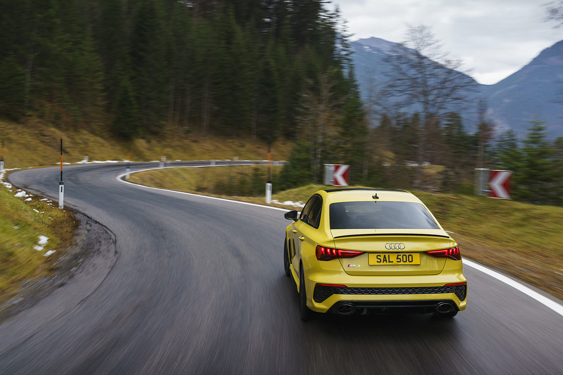 Download 2022 Audi RS3 Saloon Launch Edition - UK version - Rear HD Wallpaper 1920x1280 #6