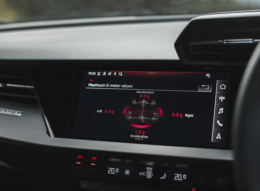 2022 Audi RS3 Sportback Launch Edition - UK version - Central Console Wallpaper 850x624 #86