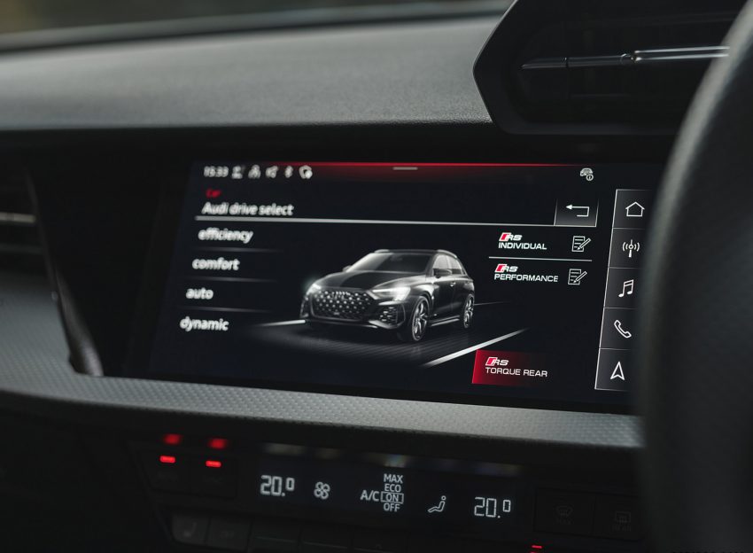 2022 Audi RS3 Sportback Launch Edition - UK version - Central Console Wallpaper 850x624 #98