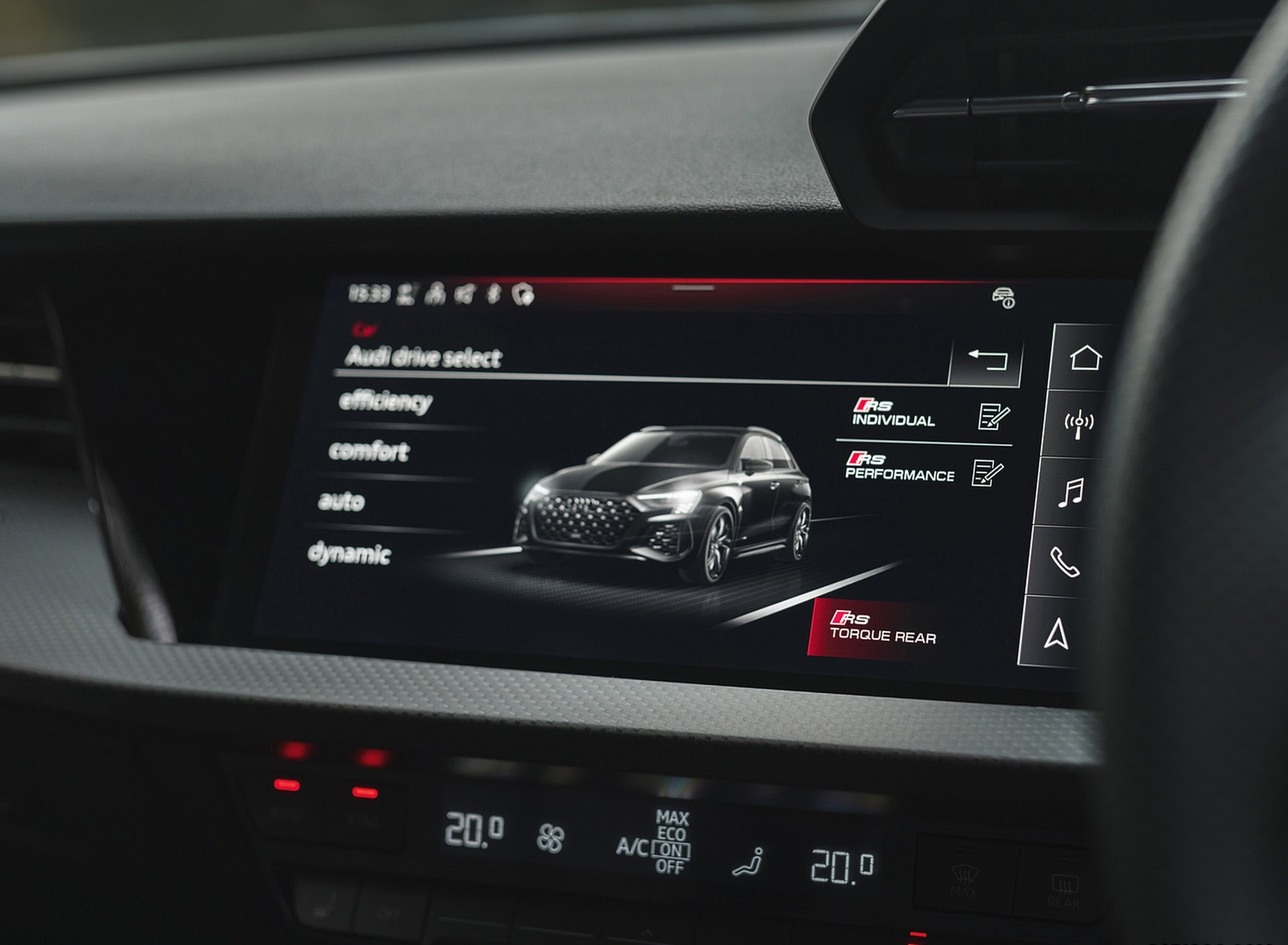 Download 2022 Audi RS3 Sportback Launch Edition - UK version - Central Console HD Wallpaper 1920x1409 #98