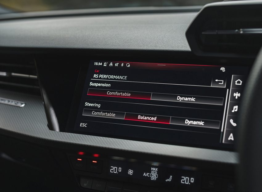 2022 Audi RS3 Sportback Launch Edition - UK version - Central Console Wallpaper 850x624 #99