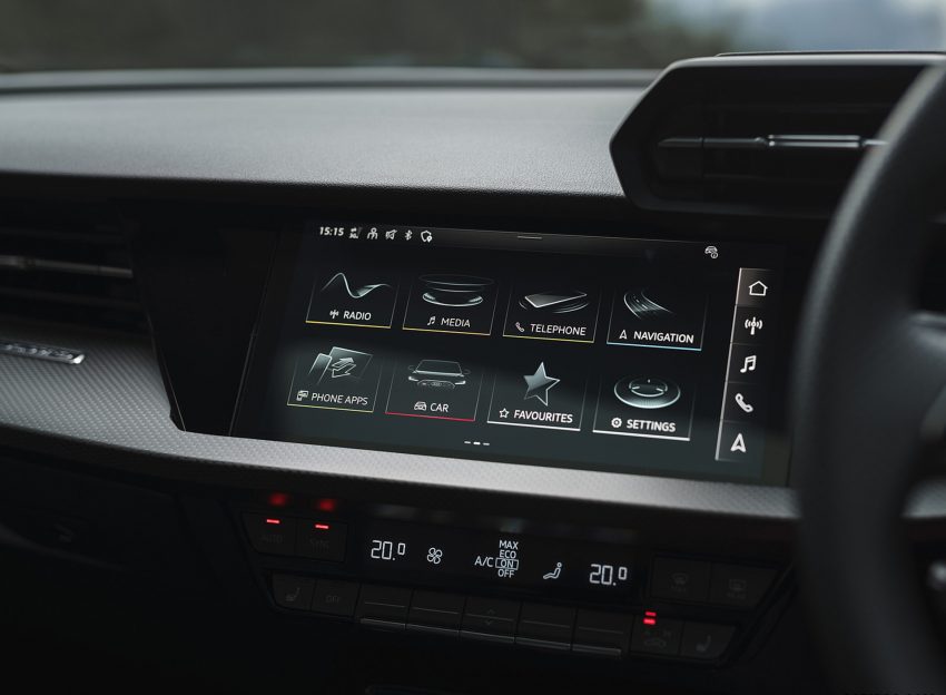 2022 Audi RS3 Sportback Launch Edition - UK version - Central Console Wallpaper 850x624 #88