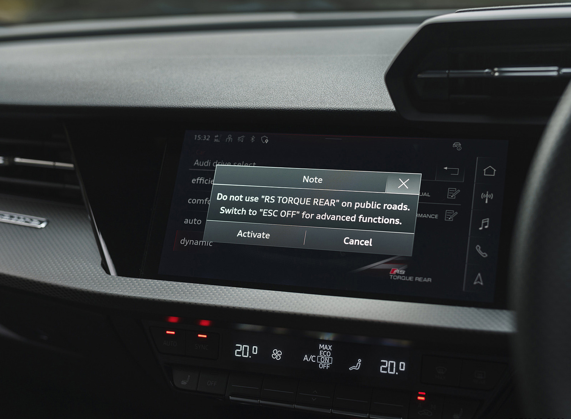 Download 2022 Audi RS3 Sportback Launch Edition - UK version - Central Console HD Wallpaper 1920x1409 #100